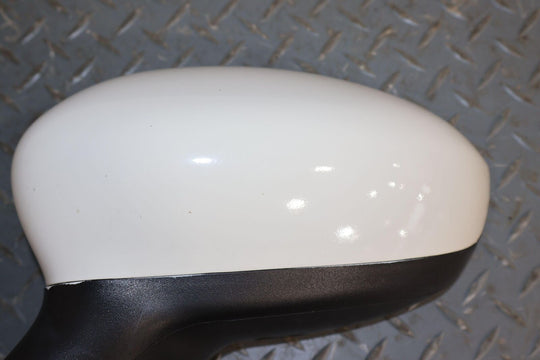 12-17 Fiat 500 Abarth Left LH Power Door Mirror (Bianco White PW3) Tested