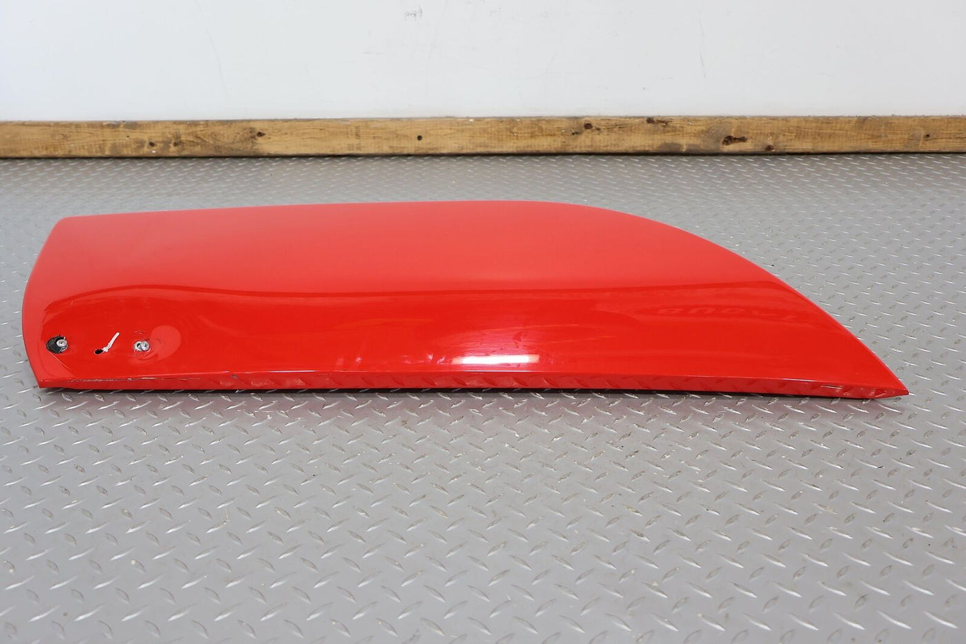 96-99 Panoz Roadster AIV Right RH Door Shell (Red) Damage Around Mirror Mount