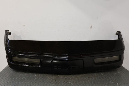 91-96 Chevy C4 Corvette Front Bumper Cover With Lights (Black 41U) OEM