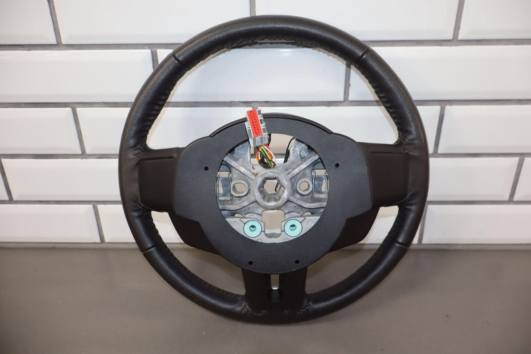 2015-2017 Ford Mustang GT Black Leather Steering Wheel