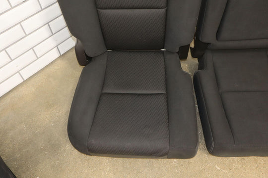 2012-2013 Chevy Silverado Crew Cab Cloth Seat Set (Front/Rear) Ebony OEM