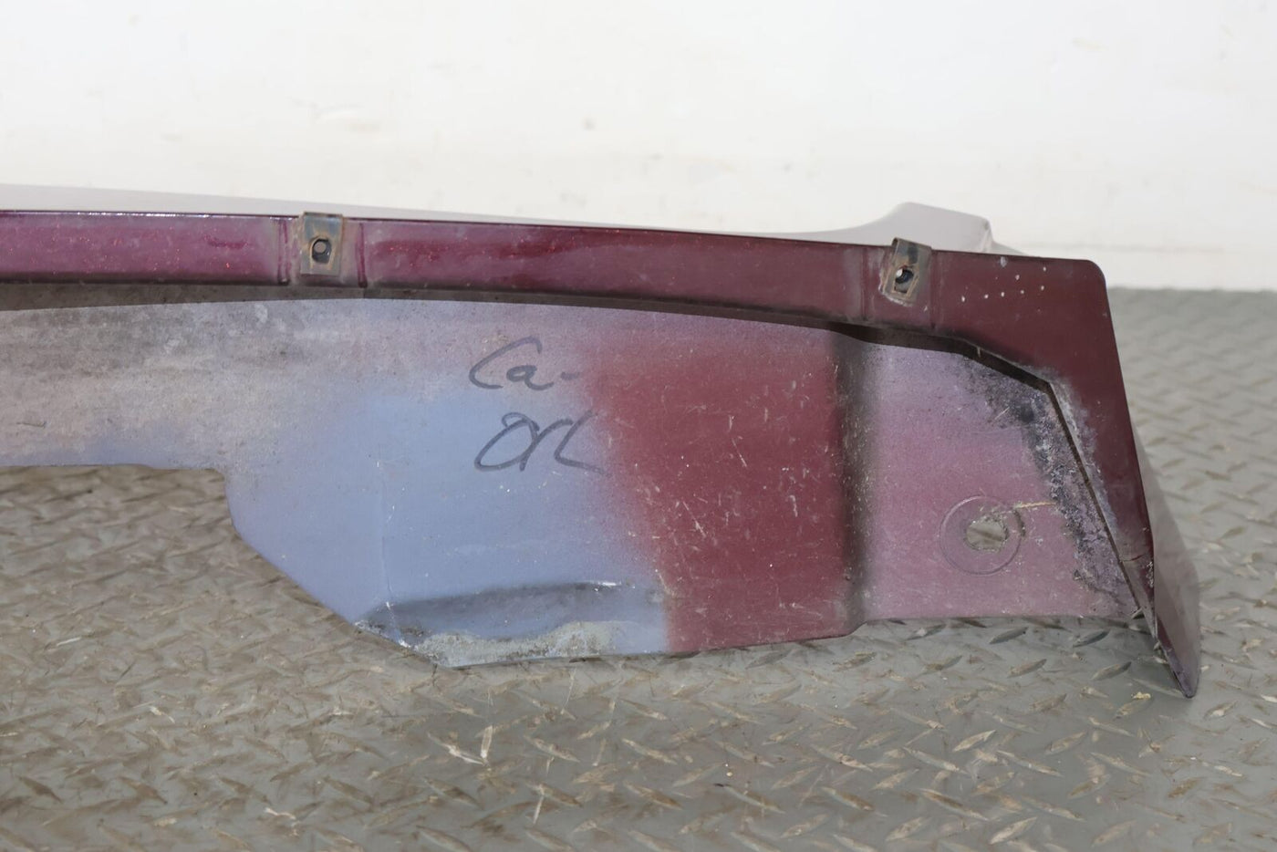 03-09 Hummer H2 OEM Front Left LH Driver Fender (Twilight Maroon 49U) See Notes