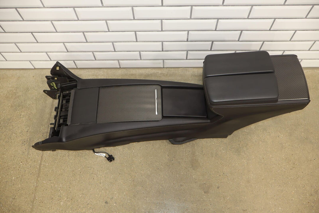 2012-2020 Tesla Model S Center Floor Console w/storage (Carbon Trim)