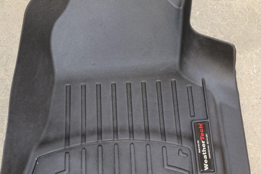 2020 Ram 1500 Crew Cab 5th Gen All Weather Weathertech Floor Mats (Black) Worn