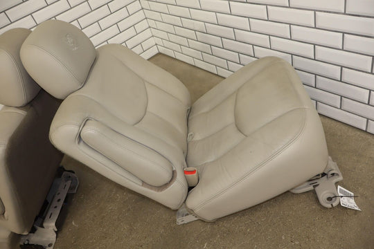 03-06 Cadillac Escalade SWB Shale Leather Heated 2nd Row Captains Chairs