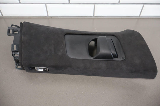 2016-2020 Tesla Model X Right Upper Interior B Pillar Trim Panel (Black Suede)