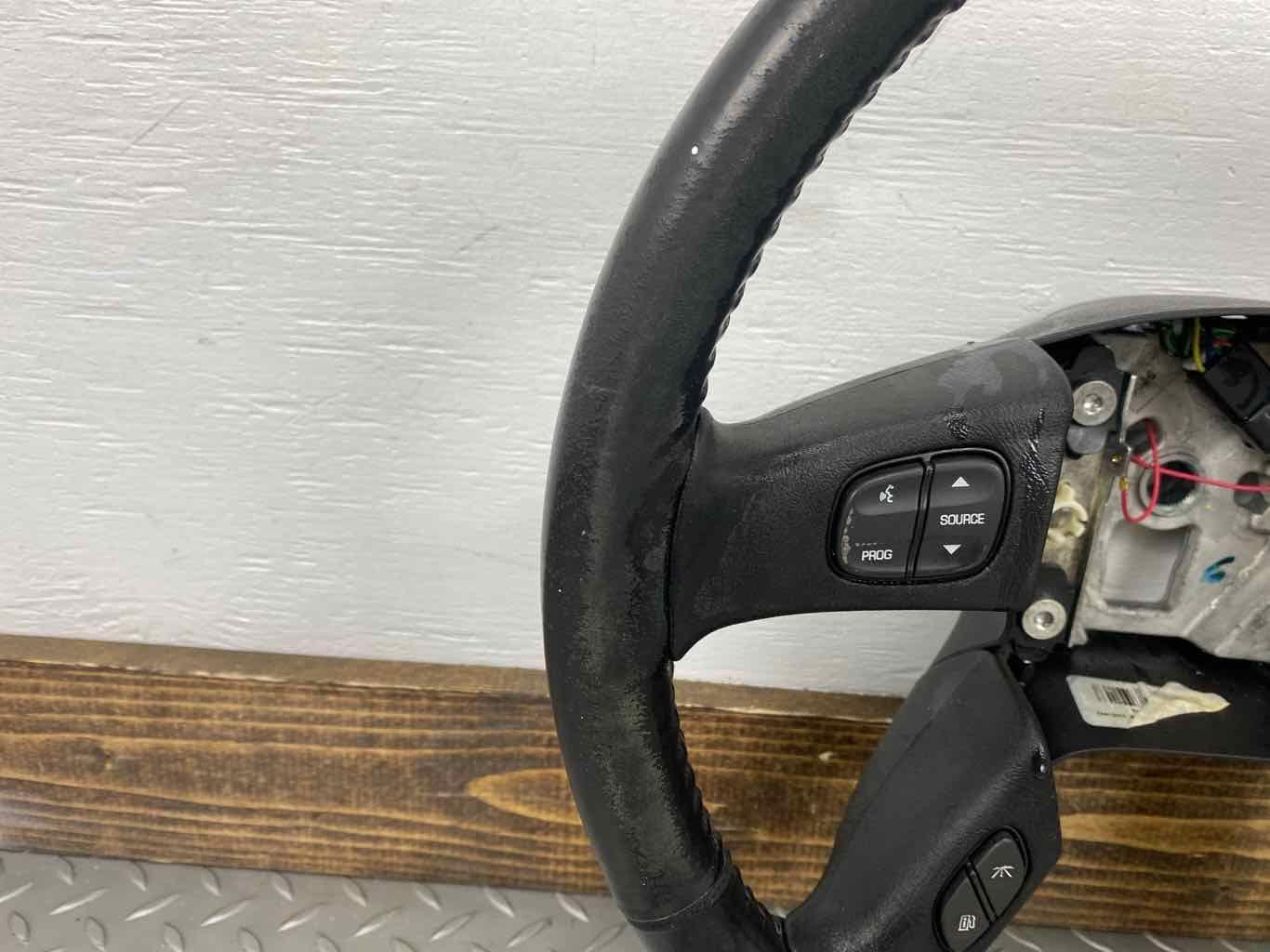 03-07 Hummer H2 OEM Leather Steering Wheel (Ebony 48I) See Notes