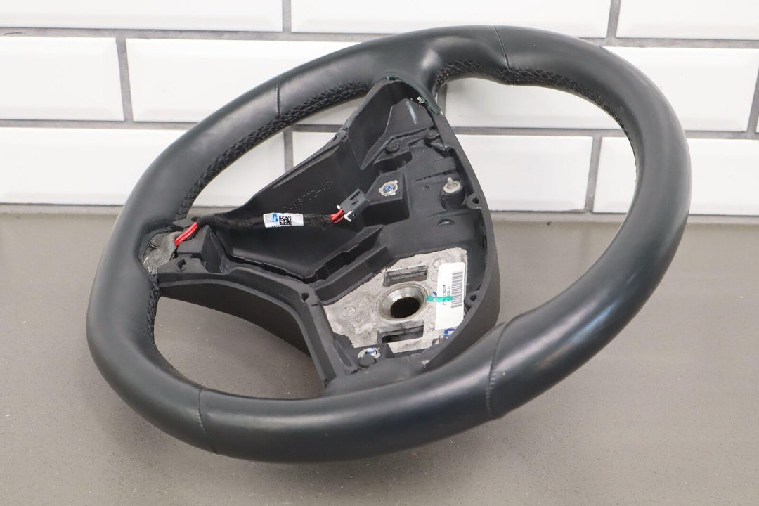 2012-2020 Tesla Model S/X Heated Black Leather Steering Wheel OEM