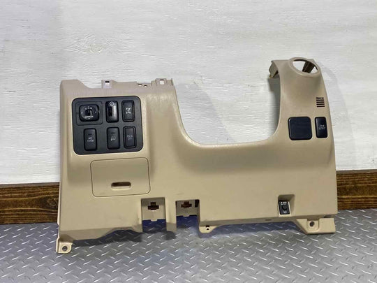 03-09 Lexus GX470 Left LH Driver Interior Knee Bolster W/Switches (Ivory LH00)