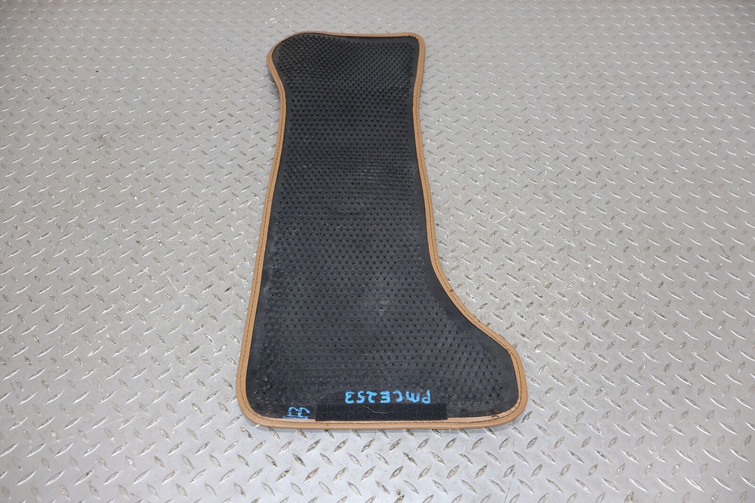 90-93 Chevy C4 Corvette Interior Cloth Floor Mats (Saddle 50i) Light Wear