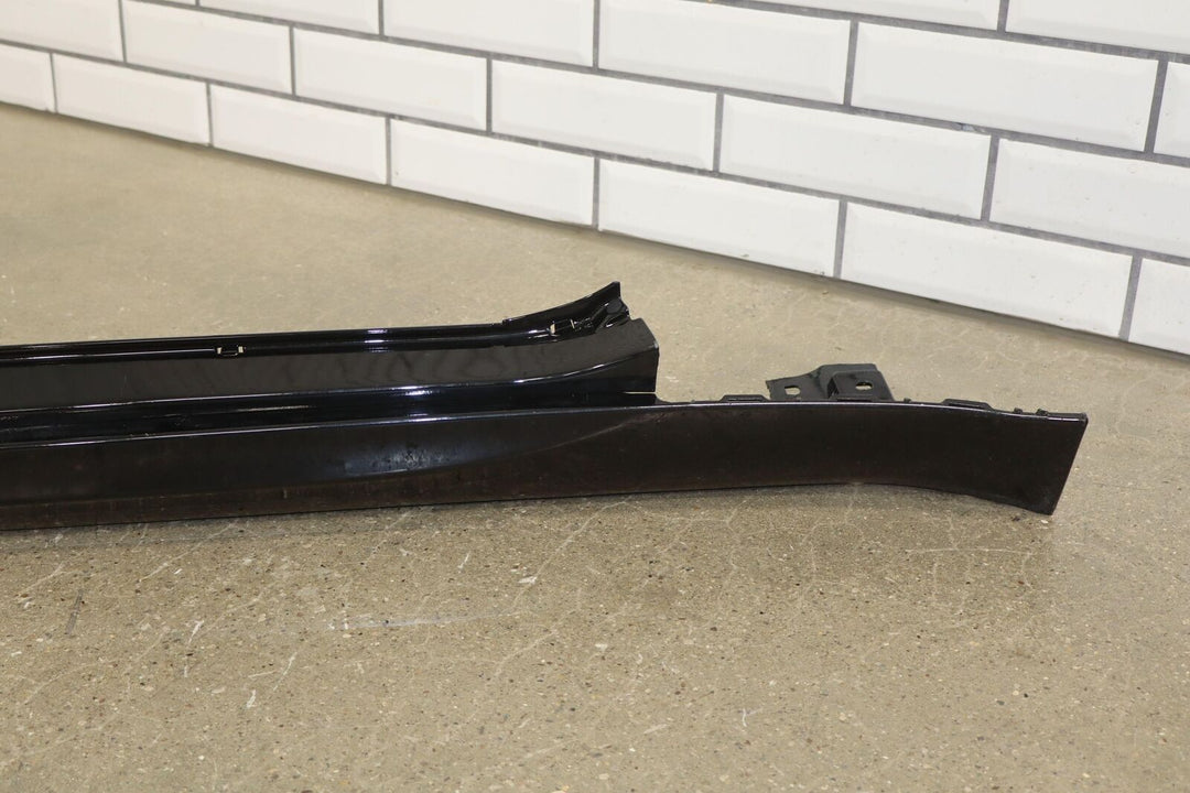 2021-2024 Tesla Model S Driver Left Rocker Molding / Side Skirt (Black SOLB)