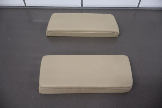 2012-2020 Tesla Model S / X Center Console Lids (Tan Leather) OEM