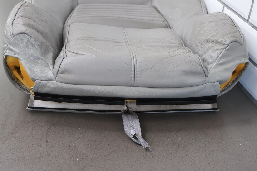 94-96 Chevy C4 Corvette Left Seat Back Cushion & Leather Skin Cover (Light Gray)