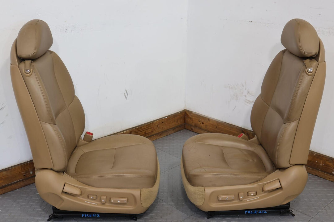 07-08 Lexus SC430 Leather Seat Set Front/Rear (Camel LA42) Power Tested (Notes)