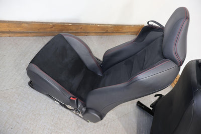 2015 Subaru BRZ Limited Leather/Alcantara Seat Set (Black/Red Stitch BL20) Notes