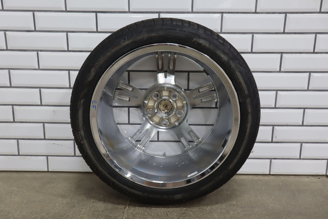 chrome corvette wheels tires c7