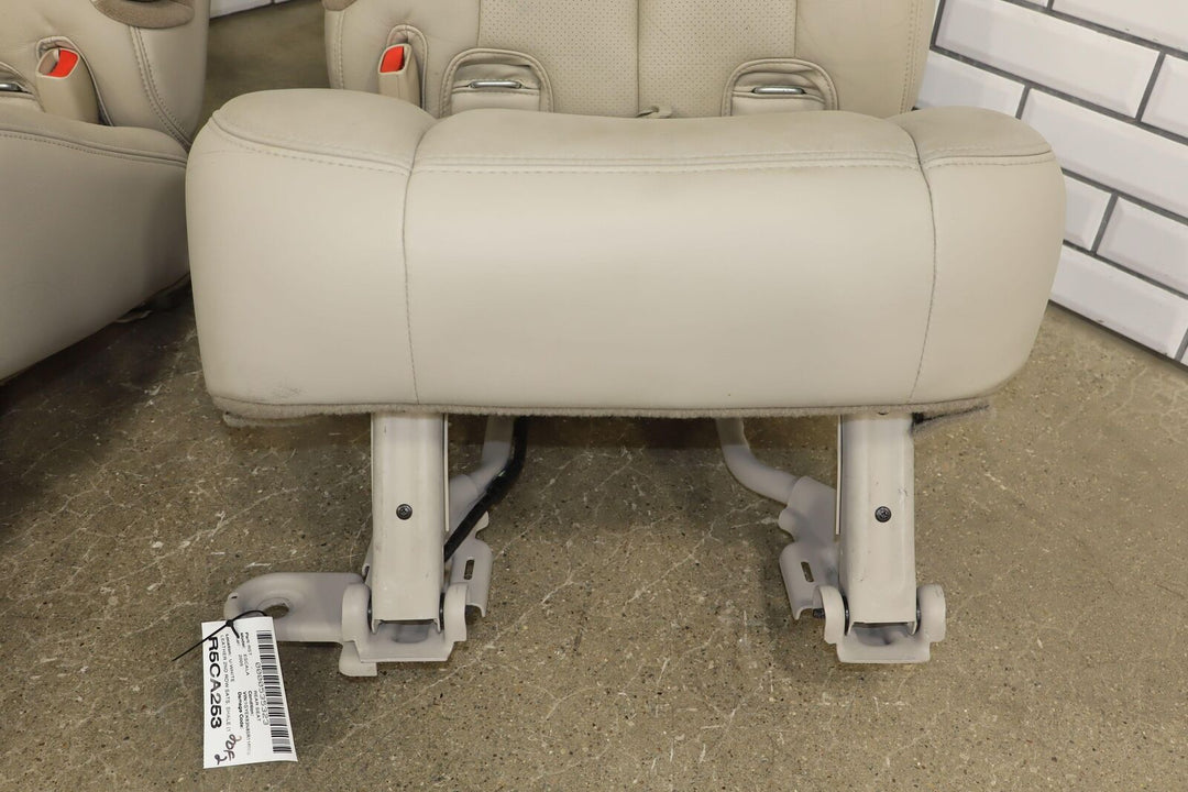 03-06 Cadillac Escalade SWB Shale Leather Heated 2nd Row Captains Chairs