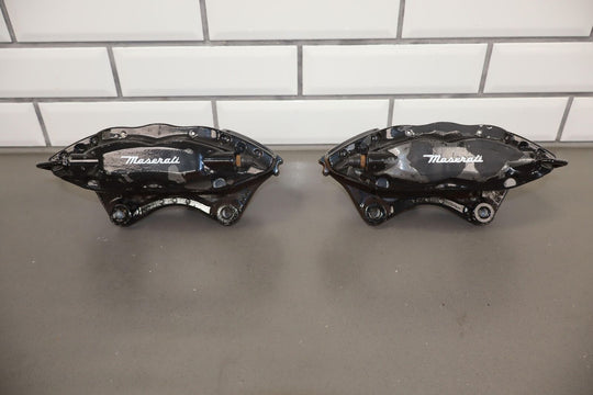 14-16 Maserati Ghibli AWD Pair LH&RH Rear Brembo Brake Calipers (77K) Black