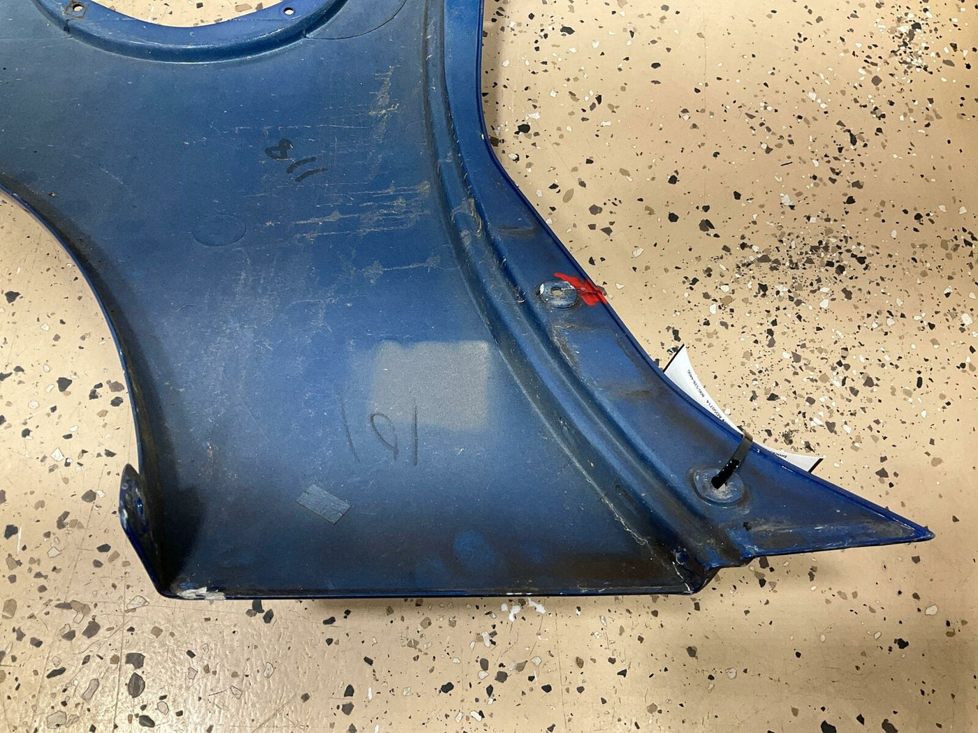 99-04 Chevrolet Corvette Coupe / Hardtop Left Driver Rear Quarter Panel Damaged