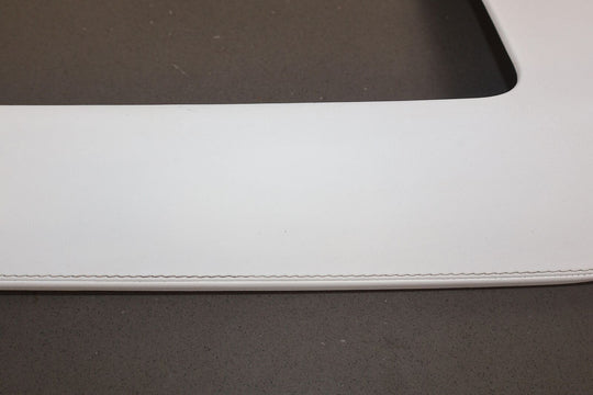 16-20 Tesla Model X Interior Right RH Dash Trim Panel (White UWT) 1 Broken Tab