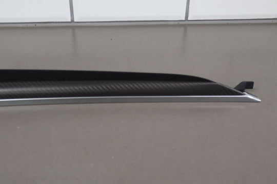 21-23 Tesla Model X 4 Piece Door Panel Carbon Fiber Trim / Insert Kit OEM