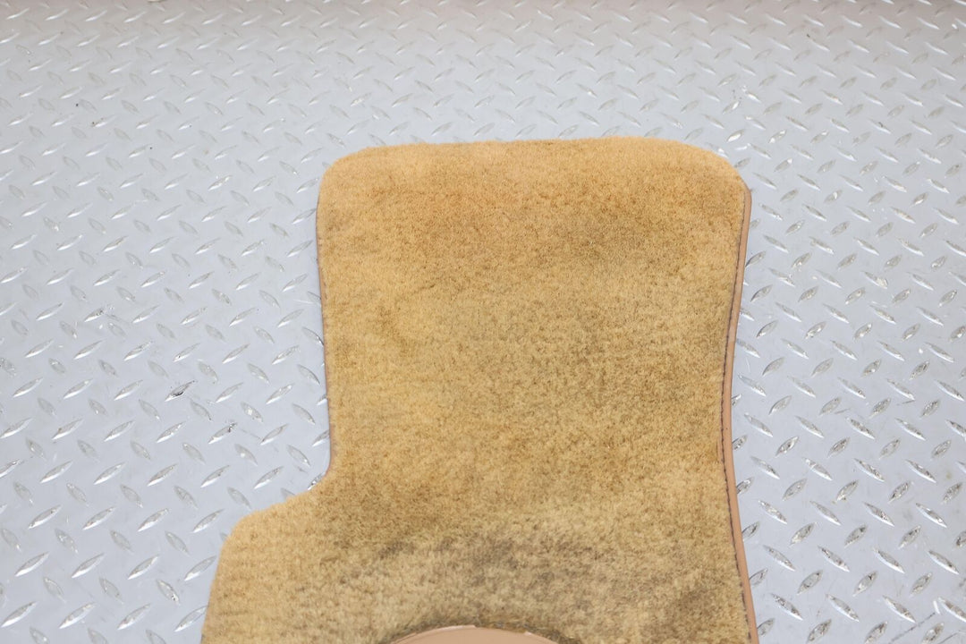 90-93 Chevy C4 Corvette Interior Cloth Floor Mats (Saddle 50i) Light Wear