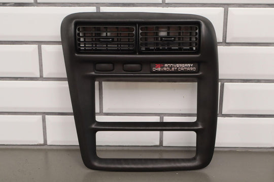 2002 Chevy Camaro 35th Anniversary Radio Bezel Trim W/Center Vents Ebony (192)