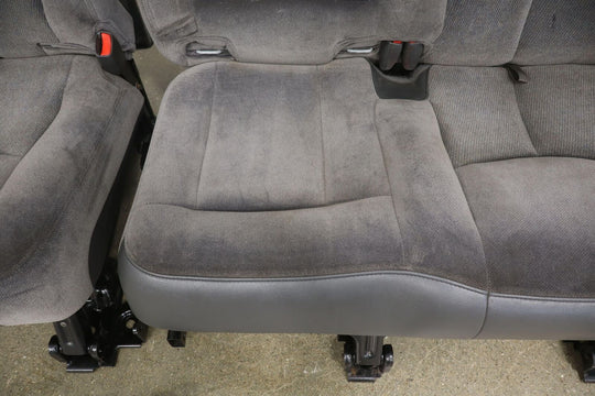 03-07 GMC Sierra 1500HD Crew Cab Rear Bench Seat (Dark Pewter) Cloth