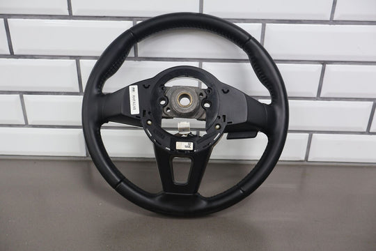 17-20 Fiat 124 Spider Lusso OEM Leather Steering Wheel (Black)