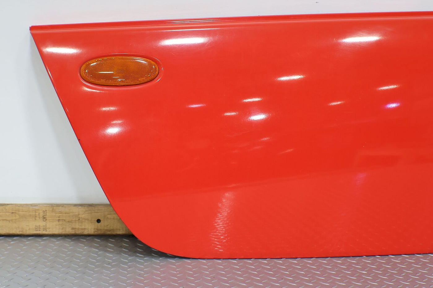 97-02 Plymouth Prowler Right RH Lower Hood Panel (Prowler Red PRD) Corrosion