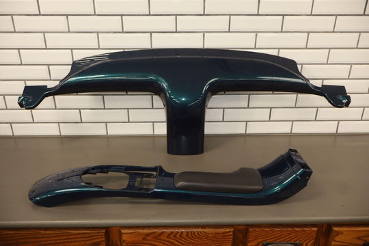 03-06 Chevy SSR Interior Upper Console & Waterfall Trim Aqua Blur Metallic (26U)