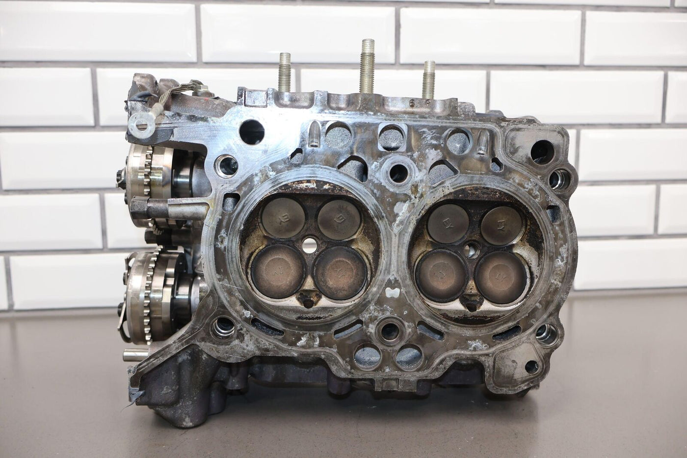 22-23 Subaru BRZ 2.4L FA24 OEM Left Engine Cylinder Head W/ Cams&Valve Cover 12K