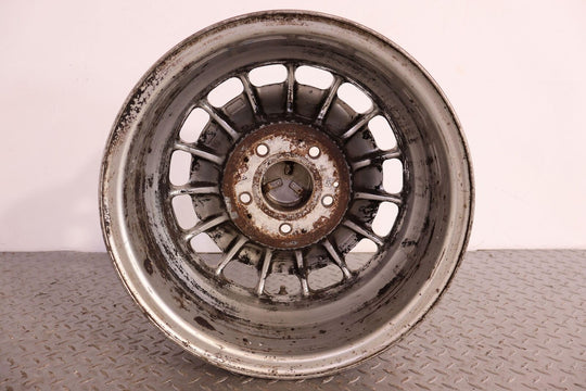 72-80 Mercedes 450SLC C107 W107 14x6.5 OEM Alloy Wheel (Faded Condition)