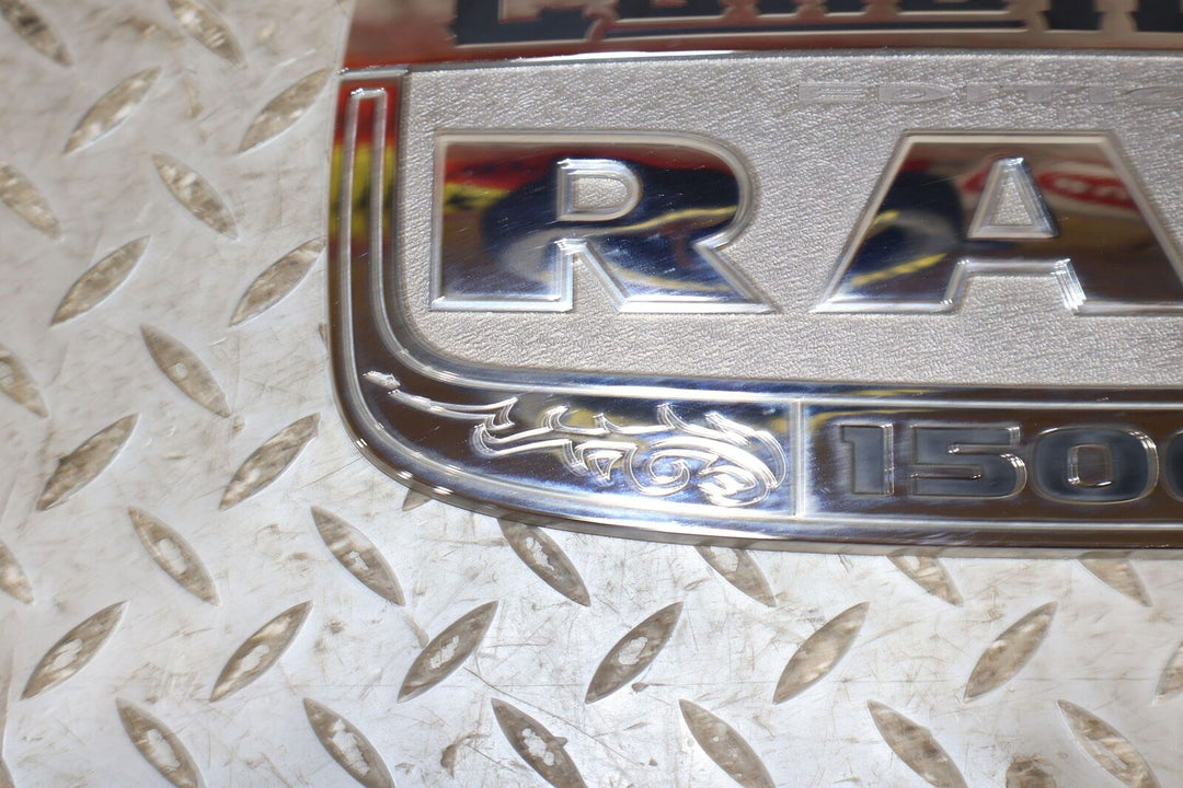 11-18 Ram 1500 RH Passenger Door Laramie Longhorn Chrome Emblem Badge Nameplate