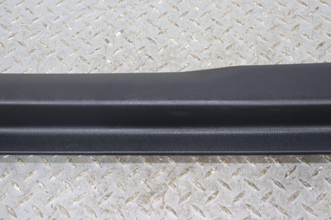 17-19 Fiat 124 Spider Pair LH&RH Interior Door Sill Entry Plates (Nero XR)