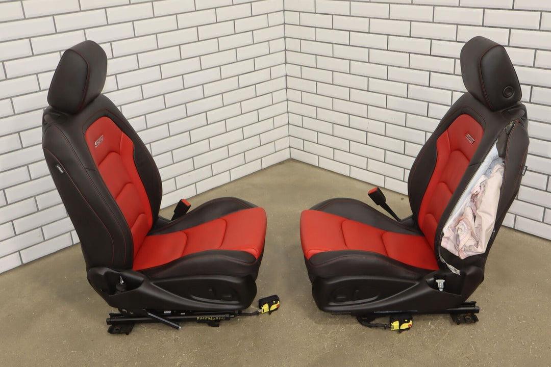 16-23 Chevy Camaro SS Convertible Leather Seat Set (Red H16) *Low Mileage*