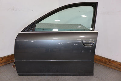 03-04 Audi RS6 Front Left LH Door W/ Glass (Daytona Gray L7ZS) Scuffs&Scratches