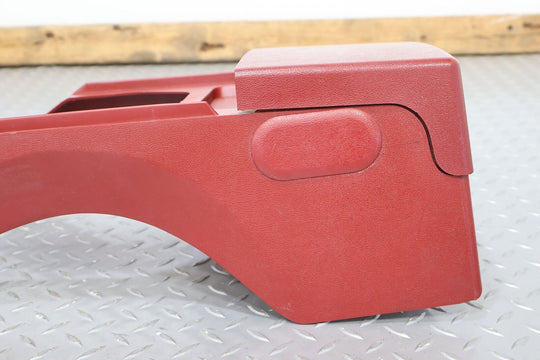 87-93 Ford Mustang Interior Bare Floor Console Base (Red) Sun Fade