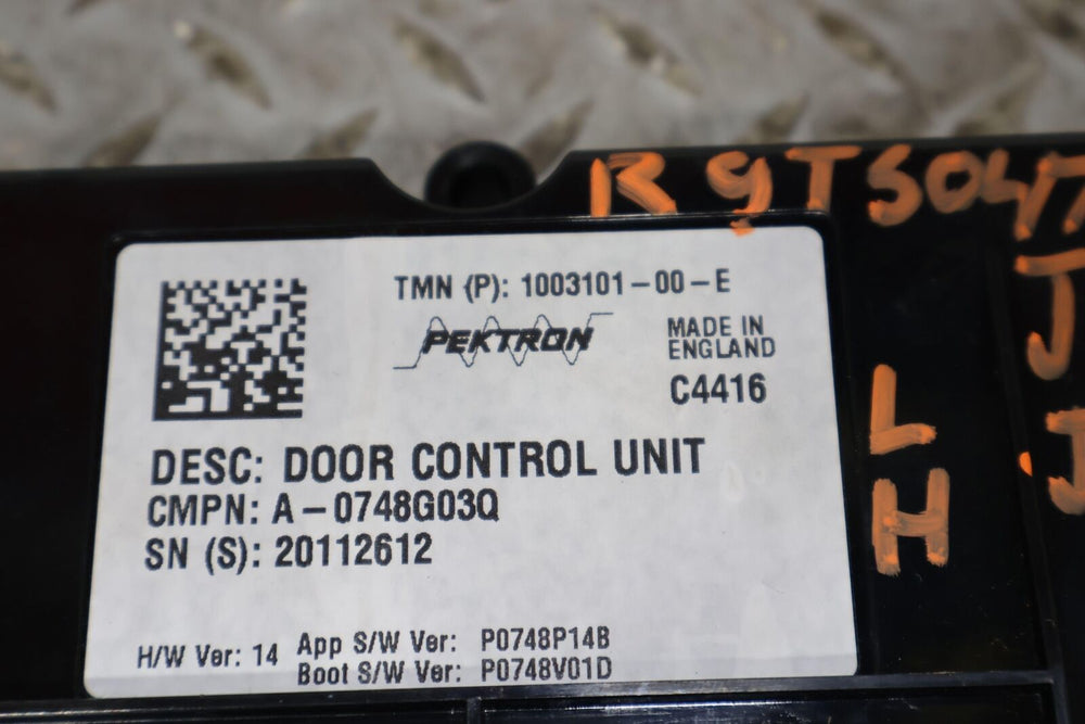 12-20 Tesla Model S Front Left LH OEM Door Control Module (1003101-00-E)