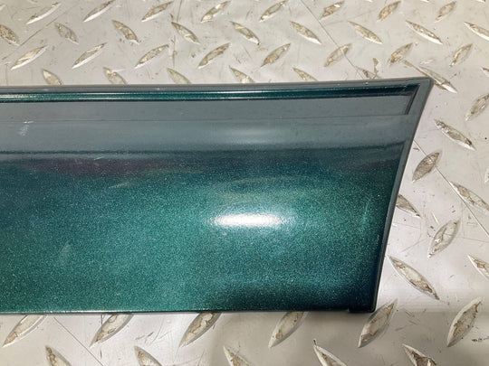 87-93 Foxbody Mustang LX Rear Left Forward Quarter Panel Moulding (Jewel Green)