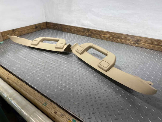 08-10 Ford F250SD Pair Left & Right Interior A Pillar Trim Panels (Camel 5P8CA)