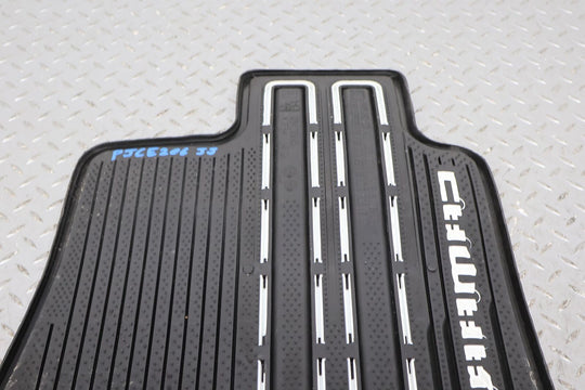 16-20 Chevy Camaro Coupe All Weather Floors Mats Set of 4 (Black/White Accents)