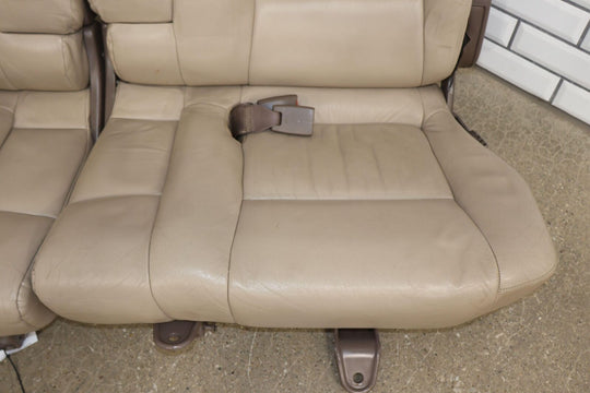 1996-1997 Lexus LX450 Land Cruiser Pair Rear 2nd Row Leather Seats (Beige LC43)