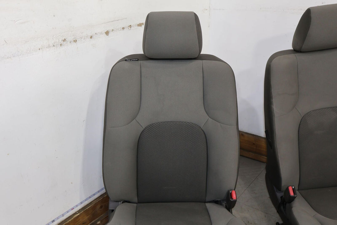 11-15 Nissan Xterra OEM CLoth Seat Seats Set Front&Rear (Gray X) Manual Adjust