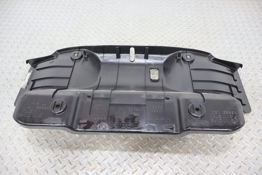 17-19 Fiat 124 Spider Interior OEM Rear Trunk Sill Entry Plate (Nero XR)