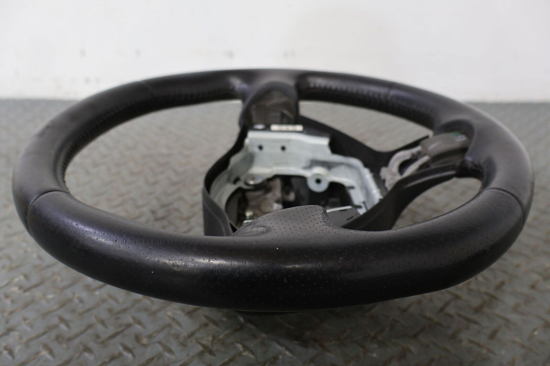 10-14 Nissan 370Z Z34 Leather OEM Steering Wheel (Black) Mild Wear