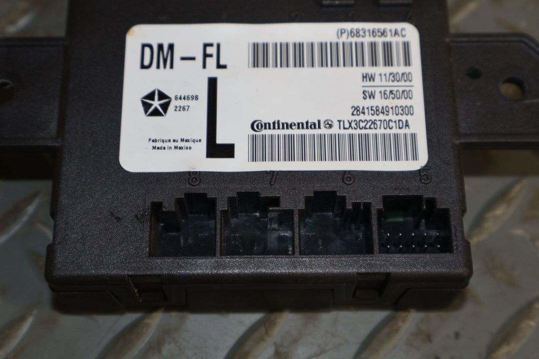 15-19 Dodge Charger Front Left LH Door Control Module (68316560AC) OEM