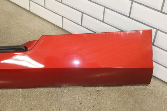 14-15 Chevy Camaro Left Driver Rocker Molding Red Rock Metallic (G7P) Scuffed