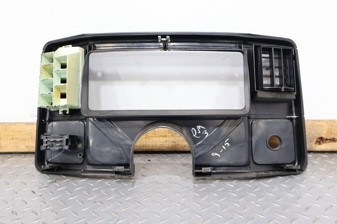 86-88 Chevy Monte Carlo Interior Cluster Trim Bezel W/Defrost Switch(Gray/Black)