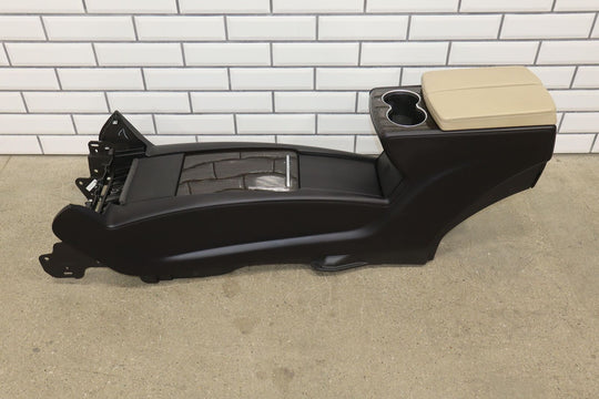 2016-2020 Tesla Model X OEM Center / Floor Console (Black / Tan)